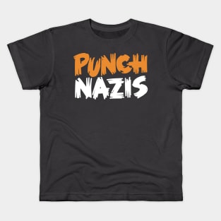 Punch Nazis Kids T-Shirt